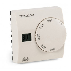 Термостат комнатный Бастион TEPLOCOM TS-2AA/8A 911 Термостат комнатный Бастион TEPLOCOM TS-2AA/8A 911