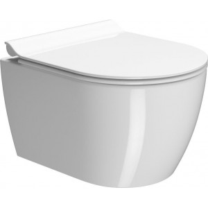 Унитаз подвесной GSI PURA 460x350 мм Swirlflush с крепежом белый глянцевый 8802FR211 Унитаз подвесной GSI PURA 460x350 мм Swirlflush с крепежом белый глянцевый 8802FR211