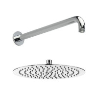 Верхний душ TOPAZ SLIM круглый 300 мм с держателем 325 мм 102145014EX/102126608EX