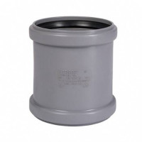 Муфта двухраструбная Ostendorf HT HTMM 50 мм PP RAL 7037 112510