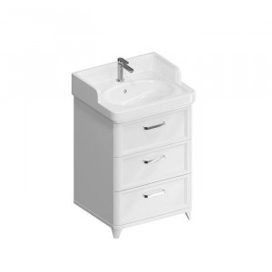 Тумба напольная Kerama Marazzi Pompei 60 см 3 ящика белый глянцевый PO.N.60.3\WHT Тумба напольная Kerama Marazzi Pompei 60 см 3 ящика белый глянцевый PO.N.60.3\WHT