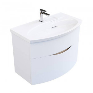 Тумба подвесная с раковиной Kerama Marazzi Riva 80 см белый матовый RV.wb.80/RV.80\WHT.M Тумба подвесная с раковиной Kerama Marazzi Riva 80 см белый матовый RV.wb.80/RV.80\WHT.M