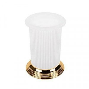 Стакан настольный Colombo Design Hermitage золото PVD матовое стекло B3341.HPS-VAN Стакан настольный Colombo Design Hermitage золото PVD матовое стекло B3341.HPS-VAN