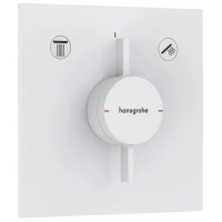 Смеситель для 2 потребителей hansgrohe DuoTurn E внешняя часть белый матовый 75417700