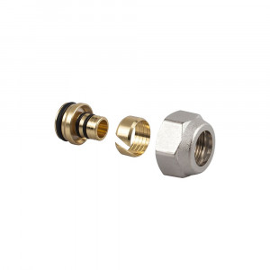Резьбовое соединение для многослойной трубы SR Rubinetterie 16x1/2 0283-1500N0F0 Резьбовое соединение для многослойной трубы SR Rubinetterie 16x1/2 0283-1500N0F0