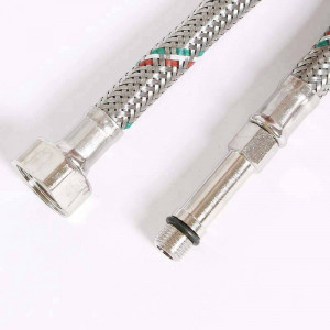 Гибкая подводка для смесителя Uni-Fitt 1/2 x M10 длинный штуцер 150 см 503S2815