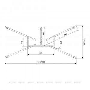 Каркас для ванн VitrA 170x75/180x80 см 59999991002 Каркас для ванн VitrA 170x75/180x80 см 59999991002
