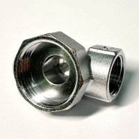 Угол редукционный ВВ General Fittings 1х1/2 хромированный 636C4201
