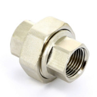 Разъемное соединение ITAP ВВ 3/4 с прокладкой O-RING никелированное 655N3001