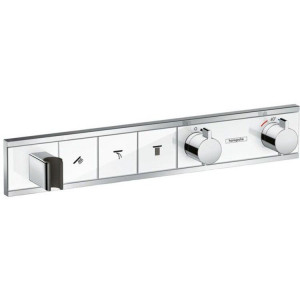 Термостат hansgrohe RainSelect скрытого монтажа для 3 потребителей белый/хром 15356400