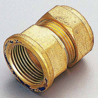 Муфта обжимная Tiemme 1100 10 мм х 3/8 ВР латунная 1000126