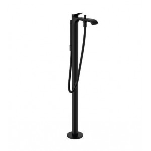 Смеситель для ванны напольный hansgrohe Vivenis матовый черный 75445670/10452180 Смеситель для ванны напольный hansgrohe Vivenis матовый черный 75445670/10452180