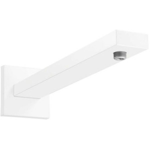 Держатель верхнего душа Hansgrohe Square 38,9 см матовый белый 27694700 Держатель верхнего душа Hansgrohe Square 38,9 см матовый белый 27694700