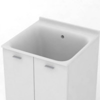 Раковина Kerasan Aquadom 60х60 см без отверстия белый 029401.0