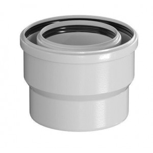 Переходник полипропиленовый BAXI с 100/150 мм на 110/160 мм KMT100002357