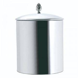 Ведро с крышкой Tiffany World SSS6501 напольное 22x29 см хром TWSSS6501CR Ведро с крышкой Tiffany World SSS6501 напольное 22x29 см хром TWSSS6501CR