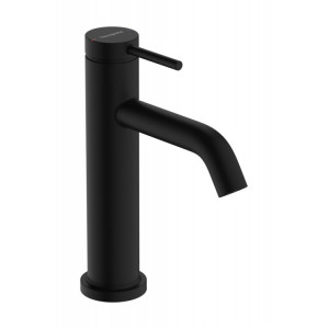 Смеситель для раковины hansgrohe Tecturis S 110 однорычажный со сливным гарнитуром матовый черный 73310670 Смеситель для раковины hansgrohe Tecturis S 110 однорычажный со сливным гарнитуром матовый черный 73310670