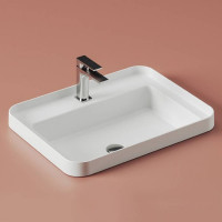 Раковина Artceram Fuori Scala 60х45 см встраиваемая с 1 отверстием белый TFL034 01 00
