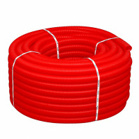 Труба гофрированная ELSEN FlexLight 32/40 мм красная бухта 30 м EPC32-40R