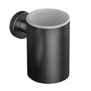 Стакан подвесной Colombo Design Plus PVD графит матовый W4902.GM Стакан подвесной Colombo Design Plus PVD графит матовый W4902.GM