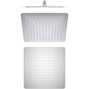 Верхний душ Aquanet AQ2074CR квадратный 300х300х2 мм хром AQ2074CR
