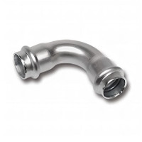 Отвод 90° SANHA NiroPress AISI 316L ВПр-ВПр 54 мм 69002A54.3