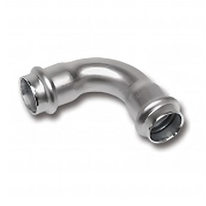 Отвод 90° SANHA NiroPress AISI 316L ВПр-ВПр 54 мм 69002A54.3 Отвод 90° SANHA NiroPress AISI 316L ВПр-ВПр 54 мм 69002A54.3