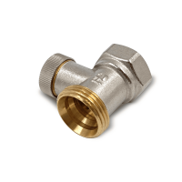 Клапан запорный Primoclima Armature прямой 1/2x3/4 никель PC3412RSNN