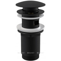 Водослив для умывальника AlcaPlast A392BLACK Click-Clack 5/4 черный A392BLACK