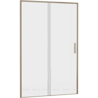 Душевая дверь в нишу Aquanet Pleasure Evo 1300 мм золотой никель Easy Clean AE65-N130-GBT