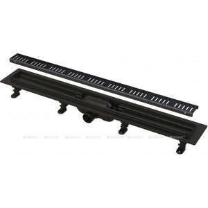 Водоотводящий желоб AlcaPlast APZ10 Simple 950 мм черный матовый APZ10BLACK-950M Водоотводящий желоб AlcaPlast APZ10 Simple 950 мм черный матовый APZ10BLACK-950M
