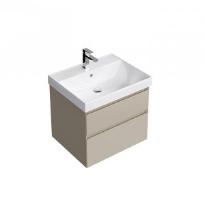 Тумба подвесная Kerama Marazzi Cubo 60 см с ящиками лимо матовая CUB.60.2\LIM