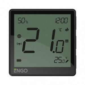 Терморегулятор беспроводной ENGO EONE-BATB Zigbee черный с аккумулятором EONE-BATB