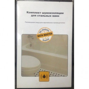 Комплект шумоизоляции для стальных ванн Bath Master 6 пластин BM-06-01-S Комплект шумоизоляции для стальных ванн Bath Master 6 пластин BM-06-01-S