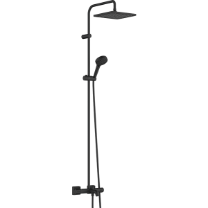 Душевая система для ванны с термостатом hansgrohe Vernis Shape 240 1jet матовый черный 26900670
