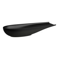 Раковина-чаша Laufen Alessi One 100х38х17 см без отверстия LCC черный матовый 8.1897.4.716.112.1