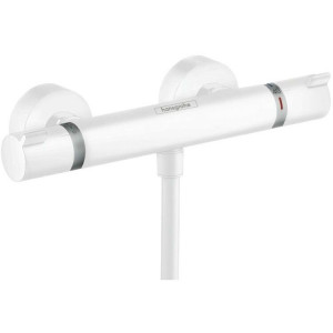 Термостат для душа Hansgrohe Ecostat Comfort внешнего монтажа матовый белый 13116700 Термостат для душа Hansgrohe Ecostat Comfort внешнего монтажа матовый белый 13116700