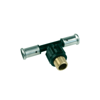 Тройник пресс PVDF HENCO 26х1х26 НР 14PK-260626