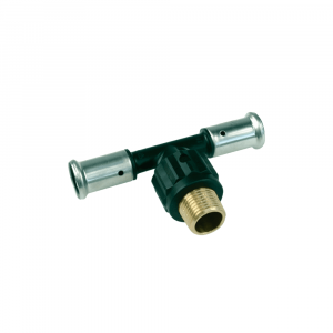 Тройник пресс PVDF HENCO 26х1х26 НР 14PK-260626 Тройник пресс PVDF HENCO 26х1х26 НР 14PK-260626