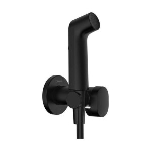 Гигиенический душ Hansgrohe Bidette S 1jet EcoSmart со шлангом и держателем черный матовый 29232670 Гигиенический душ Hansgrohe Bidette S 1jet EcoSmart со шлангом и держателем черный матовый 29232670