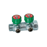 Коллектор регулирующий FAR 1х3/4 на 2 отвода FK 3821 134TP