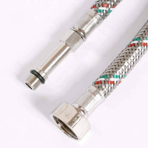 Гибкая подводка для смесителя Uni-Fitt 1/2 x M10 длинный штуцер 100 см 503S2810 Гибкая подводка для смесителя Uni-Fitt 1/2 x M10 длинный штуцер 100 см 503S2810