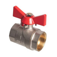 Кран шаровой Kromwell 1 ВР-ВР ручка-бабочка KW.182.06