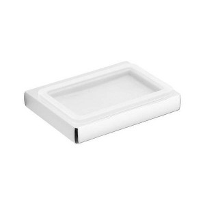 Мыльница подвесная Colombo Design Lulu хром матовое стекло B6201.CR-VAN Мыльница подвесная Colombo Design Lulu хром матовое стекло B6201.CR-VAN