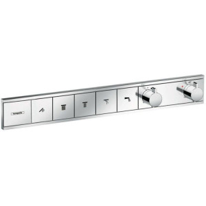 Термостат скрытого монтажа Hansgrohe RainSelect для 5 потребителей хром 15384000 Термостат скрытого монтажа Hansgrohe RainSelect для 5 потребителей хром 15384000