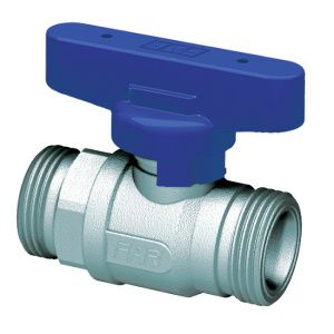 Кран шаровой FAR 3/4 НР бабочка синий 3067 34BC