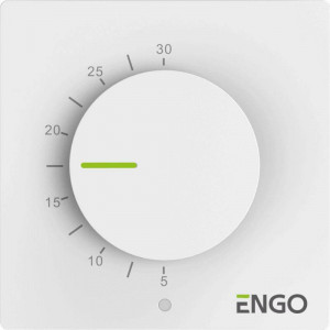 Термостат ENGO Controls Simple комнатный механический накладной белый ESIMPLE-230W Термостат ENGO Controls Simple комнатный механический накладной белый ESIMPLE-230W