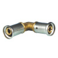 Угольник 90° Henco латунь пресс 16x16 мм 1P-1616