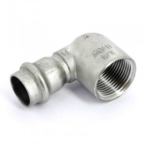 Угол 90° пресс-В компактный нержавеющая сталь Viega Sanpress Inox 18х3/4 437008 Угол 90° пресс-В компактный нержавеющая сталь Viega Sanpress Inox 18х3/4 437008