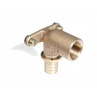 Угольник настенный REHAU RAUTITAN RX+ 16-Rp 1/2 с длинным патрубком бронза 12460311001